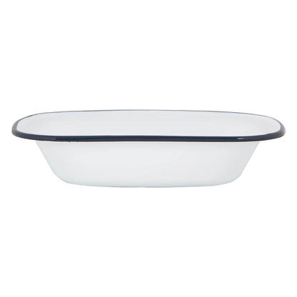 Plat à tarte en émail blanc Argon Tableware - 25,5 cm