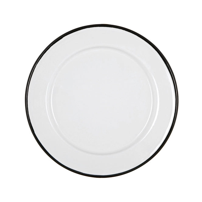 Plato de postre esmaltado blanco de Argon Tableware - 20 cm