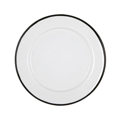 Plato de postre esmaltado blanco de Argon Tableware - 20 cm