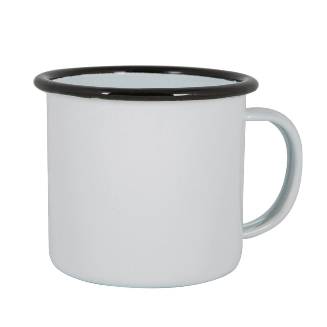 Tasse en émail blanc Argon Tableware - 375 ml
