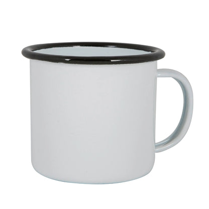 Tasse en émail blanc Argon Tableware - 375 ml