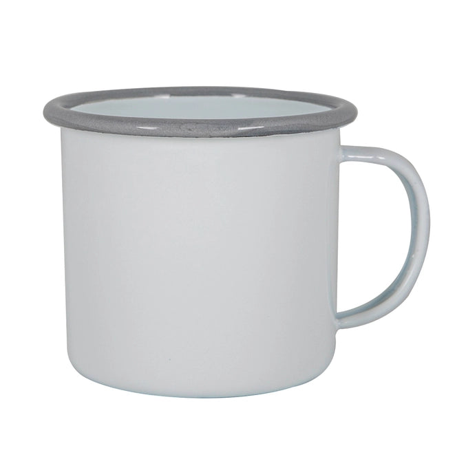 Tasse en émail blanc Argon Tableware - 375 ml