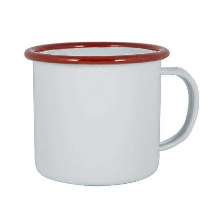 Tasse en émail blanc Argon Tableware - 375 ml