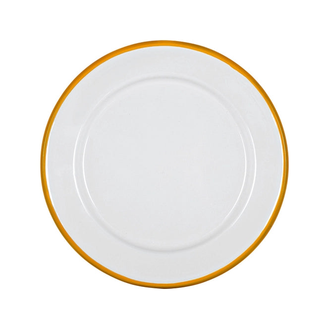 Plato de postre esmaltado blanco de Argon Tableware - 20 cm