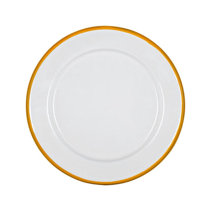 Plato de postre esmaltado blanco de Argon Tableware - 20 cm