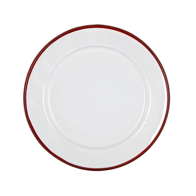 Plato de postre esmaltado blanco de Argon Tableware - 20 cm