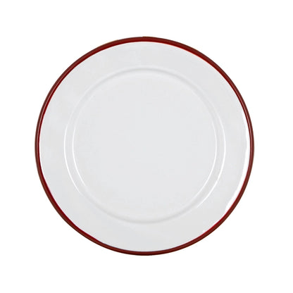 Plato de postre esmaltado blanco de Argon Tableware - 20 cm