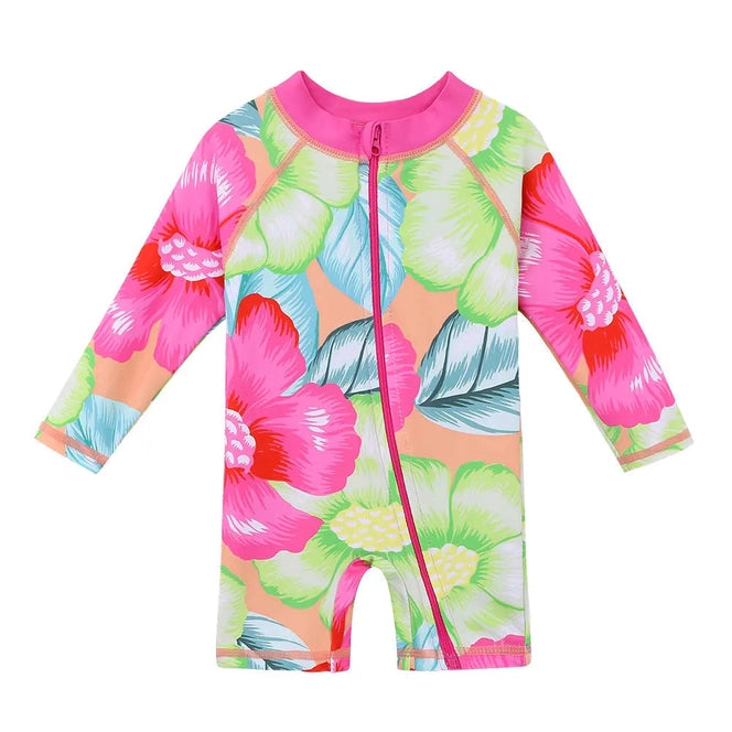 Baby Girl Swimsuit Toddler | 0-6 Yo Kids Baby Swimwear