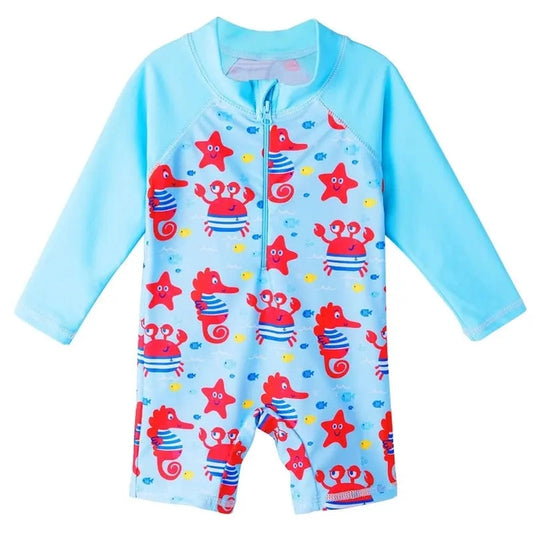 Best Boys Wetsuits Swimsuit 0-6 Yo Kids Baby Swimwear