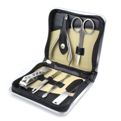 Black Saffiano Large Manicure Set