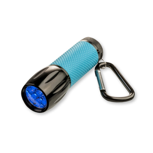 Bright Uv Led Flashlight, with Glow-in-The-Dark Rubber Grip