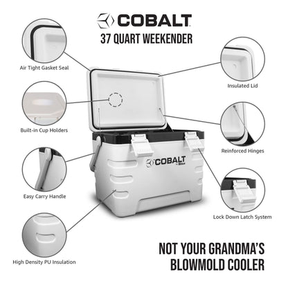 Cobalt 37 Quart Weekender Cooler