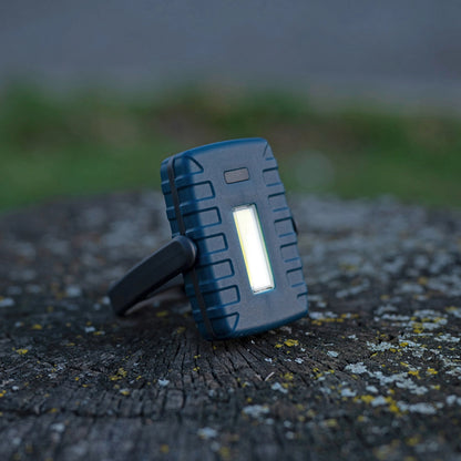 Compact Led Flashlight with White, Red and Emergency Light