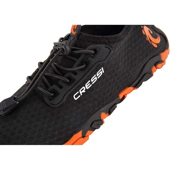 Cressi Water Shoes | Molokai Shoes Black and Orange