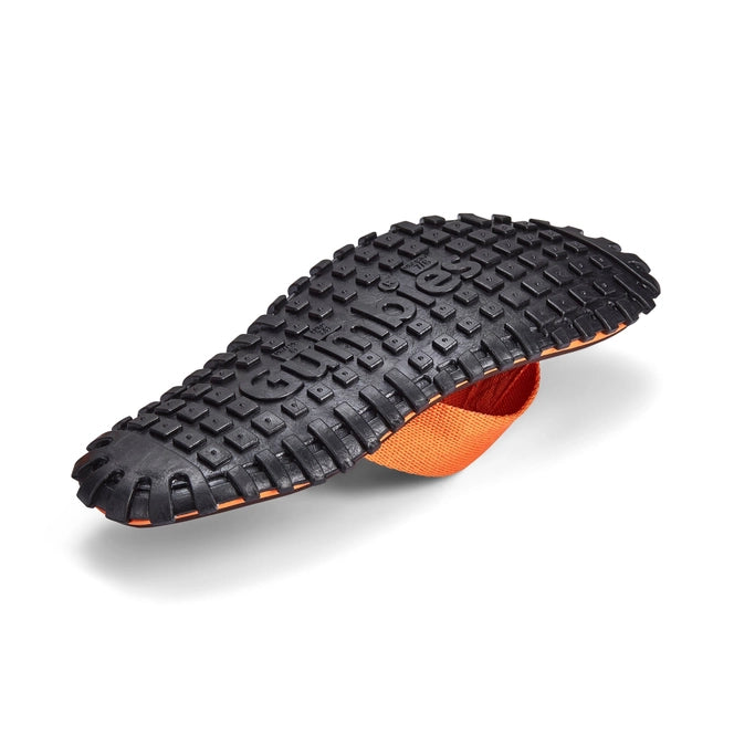 Chanclas Duckbill para hombre, color marrón y naranja