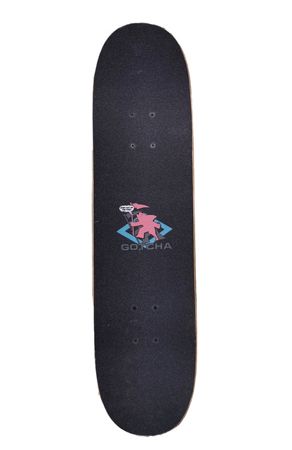 Exploaded Skateboard