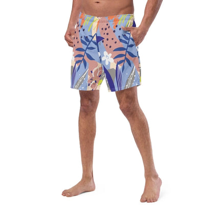 Men Swimming Shorts Design | Flowers Design Swimsuit