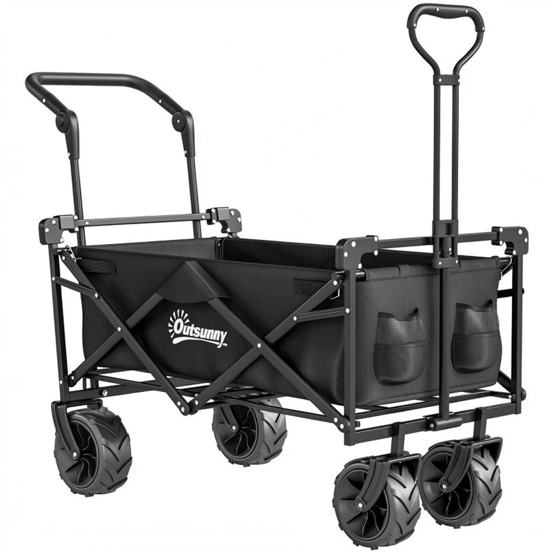 Folding Trolley Cart with Overhead Canopy