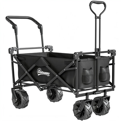 Folding Trolley Cart with Overhead Canopy