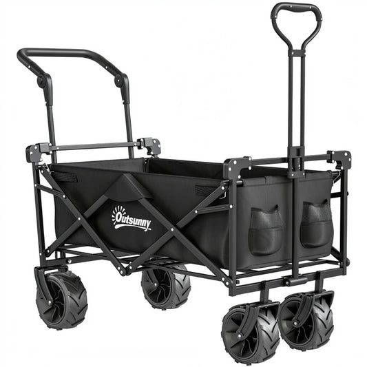 Folding Trolley Cart with Overhead Canopy