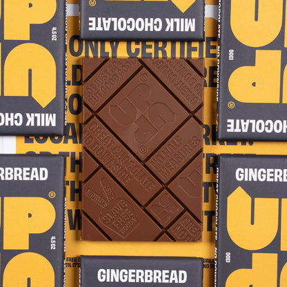 Barre de chocolat au lait au pain d'épices 130 g/4,6 oz