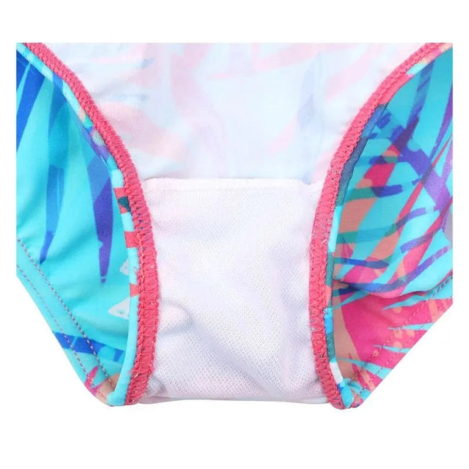 Girls Swimsuit One-Piece | 4-11yo Swimming Suit