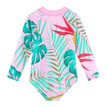 Girls Swimsuit One-Piece | 4-11yo Swimming Suit