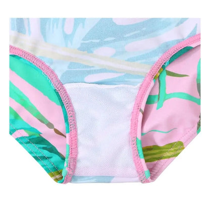 Girls Swimsuit One-Piece | 4-11yo Swimming Suit