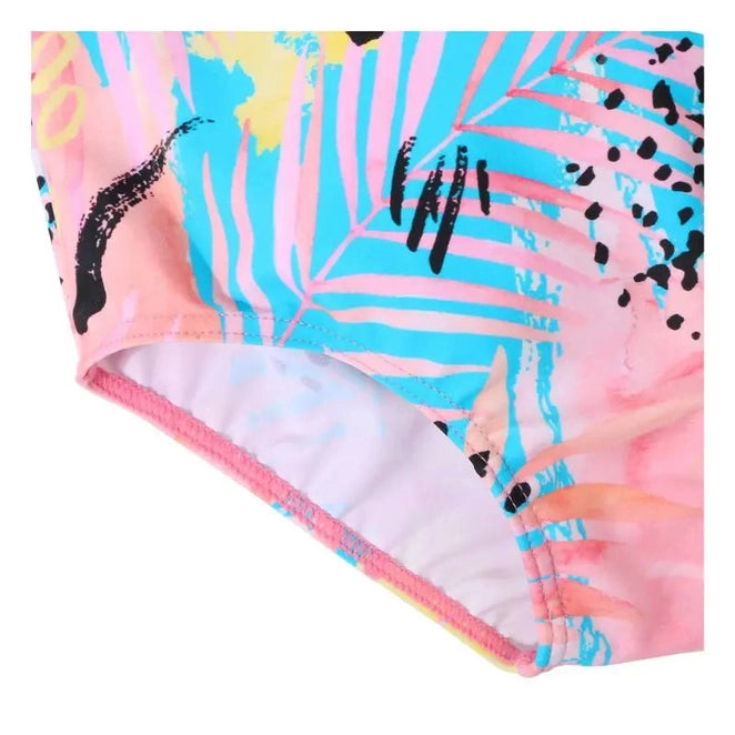 Girls Swimsuit One-Piece | 4-11yo Swimming Suit