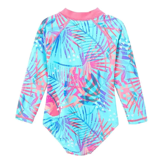 Girls Swimsuit One-Piece | 4-11yo Swimming Suit