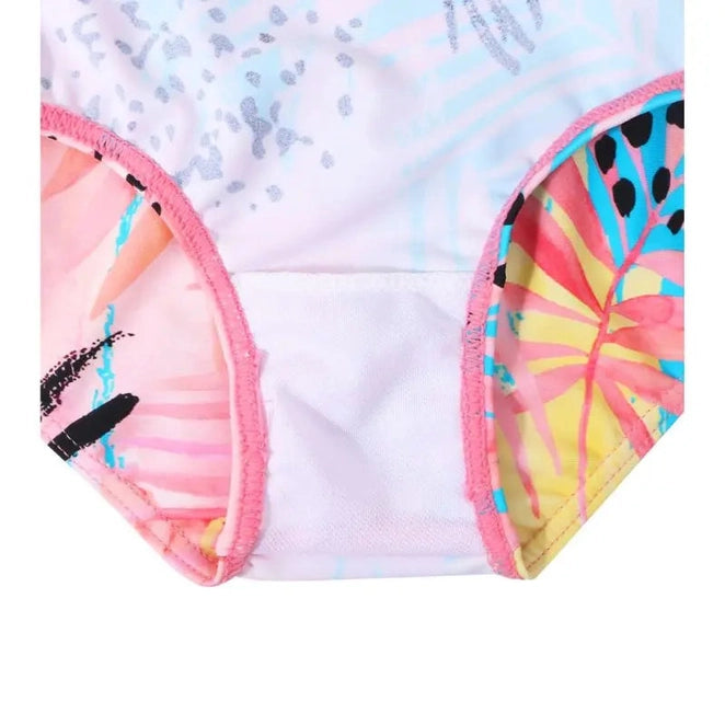 Girls Swimsuit One-Piece | 4-11yo Swimming Suit