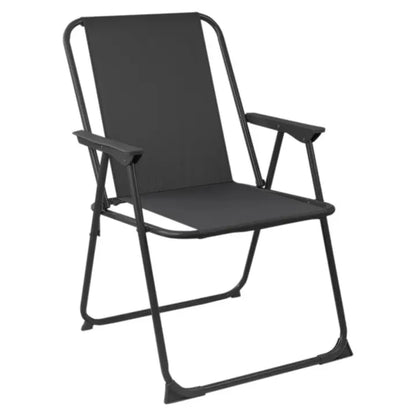 Harbour Housewares Folding Garden Armchair (Black)