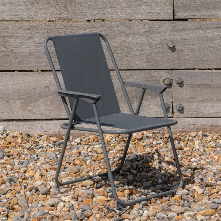 Fauteuil de jardin pliant Harbour Housewares (gris)