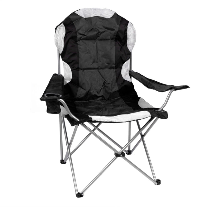 High Back Padded Camping Armchair