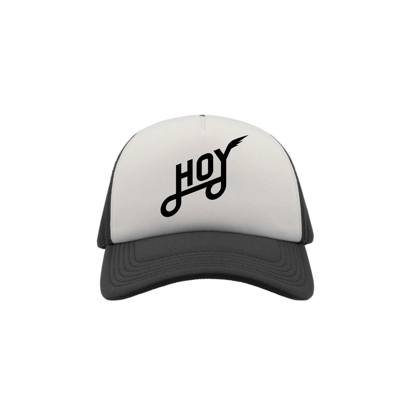 Hoy Classics Original Trucker Cap - White / Black