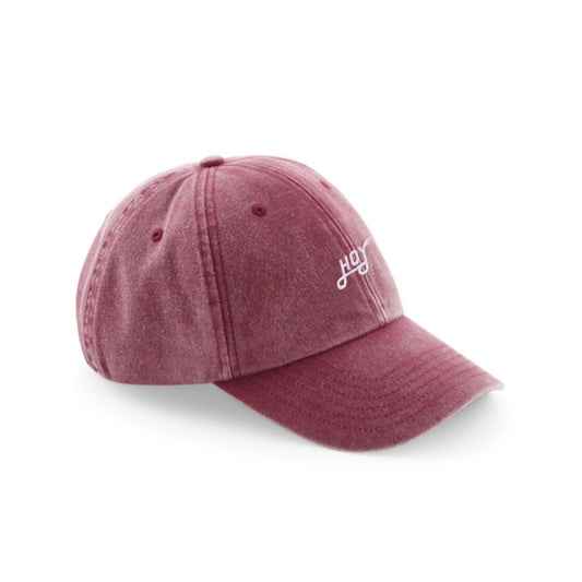 Hoy Explore Dad Hat - Vintage Red