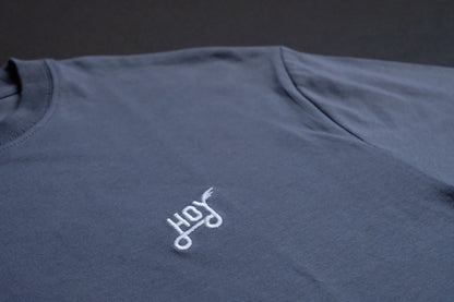 Hoy Explore Organic T-Shirt - Faded Dusk