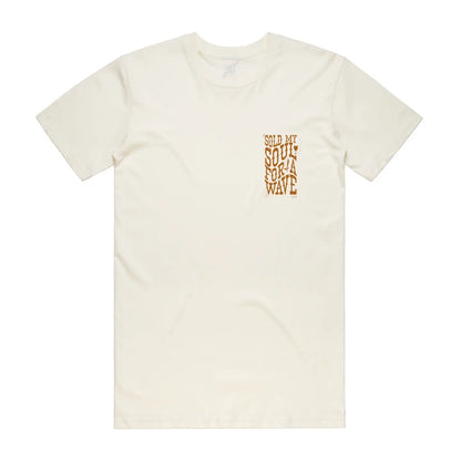 Hoy Sold My Soul T-Shirt - Natural / Sandy Wax