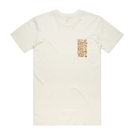 Hoy Sold My Soul T-Shirt - Natural / Sandy Wax