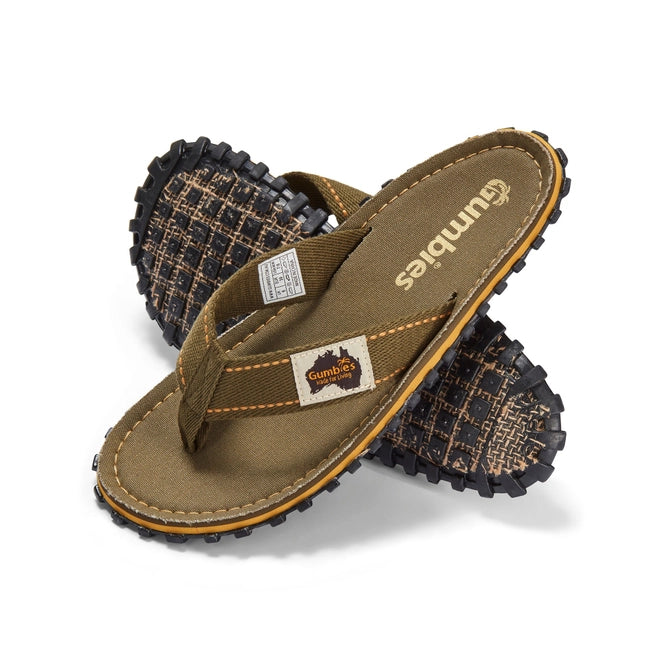 Chanclas Islander para hombre, color caqui clásico