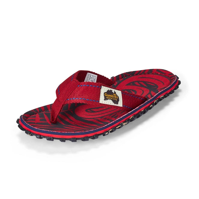 Chanclas Islander para hombre, color rojo G