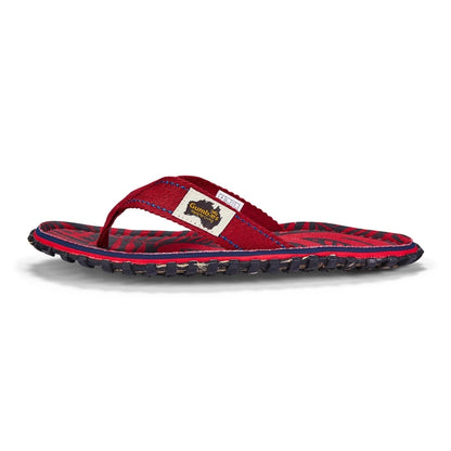 Chanclas Islander para hombre, color rojo G