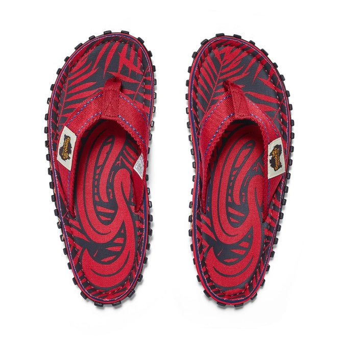 Chanclas Islander para hombre, color rojo G