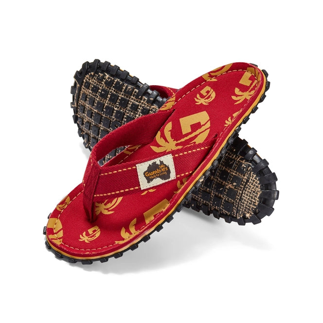 Chanclas Islander para hombre, color rojo Muti G