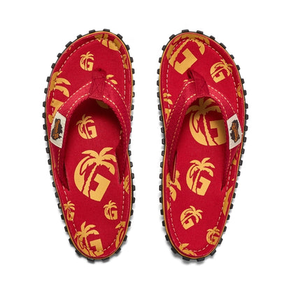 Chanclas Islander para hombre, color rojo Muti G