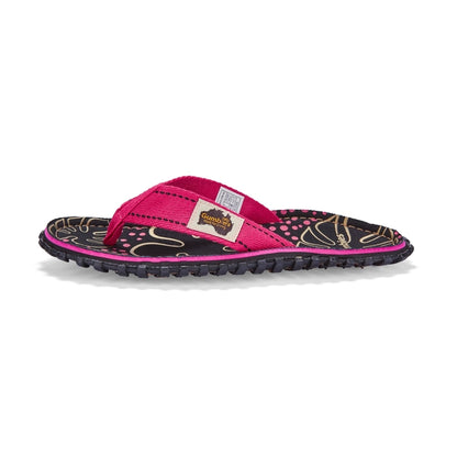 Chanclas Islander para mujer, color negro tropical