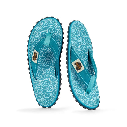 Tongs Islander - Femme - Turquoise Swirls
