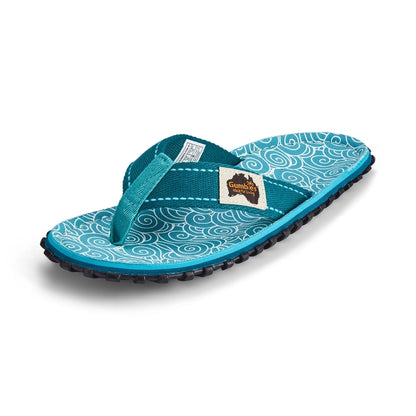 Tongs Islander - Femme - Turquoise Swirls