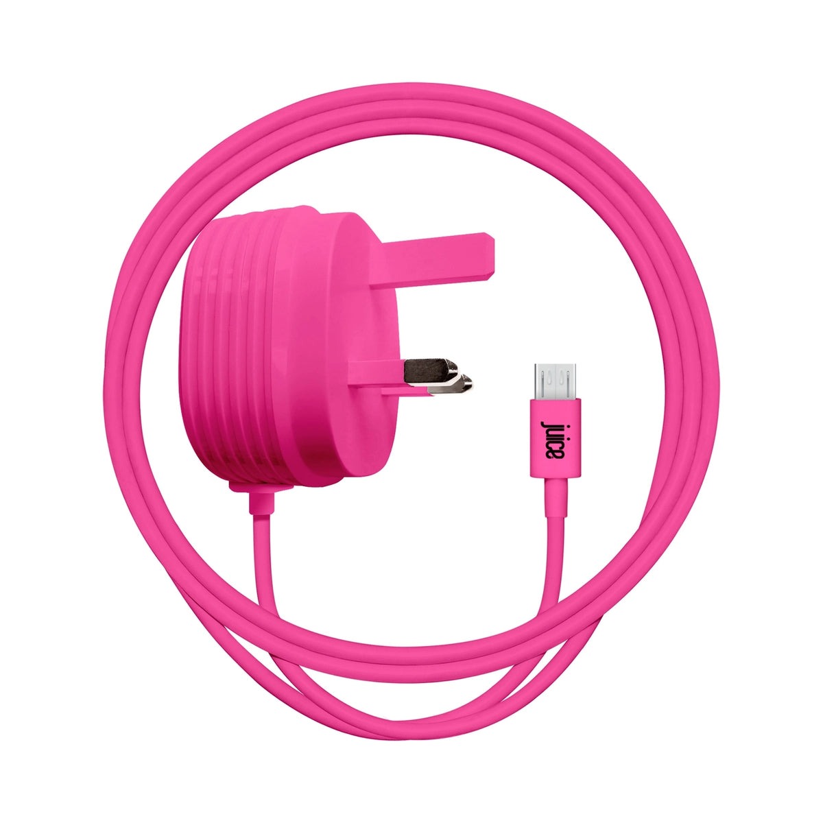 Juice 1 Amp Coppafeel Micro Usb Mains Charger with Integrated Cable