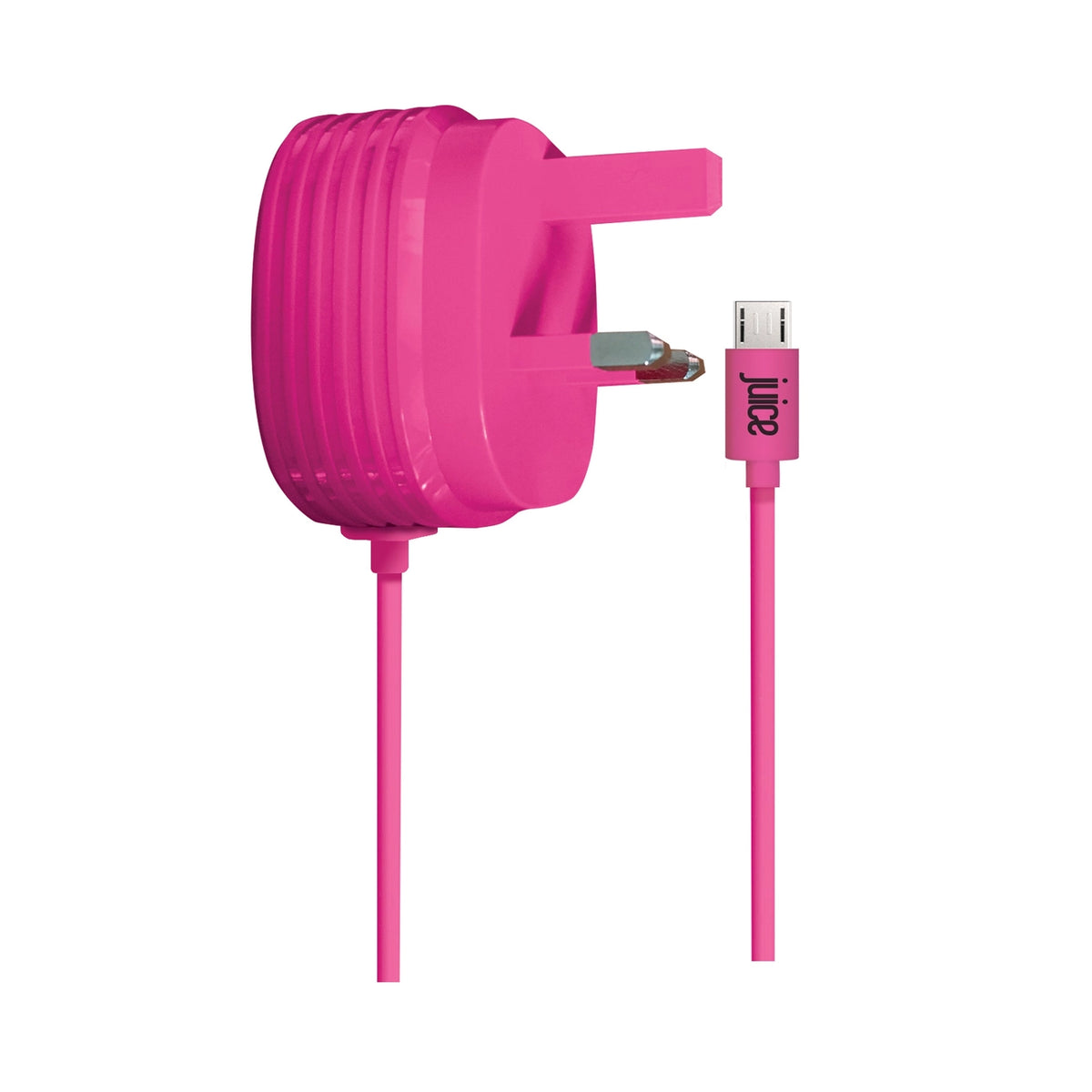Juice 1 Amp Coppafeel Micro Usb Mains Charger with Integrated Cable
